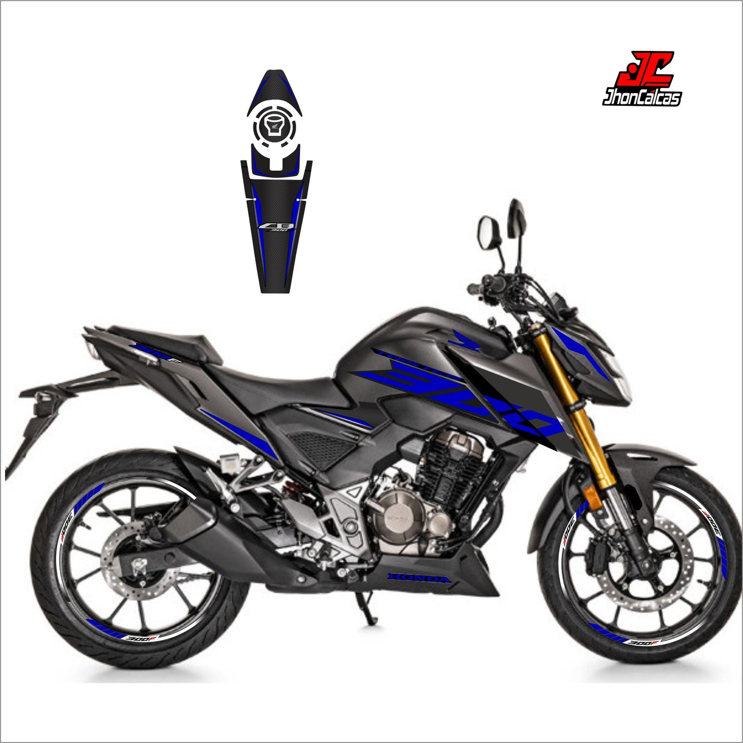 PERSONALIZADO CB TWISTER 300F Y PROTECTOR DE TANQUE