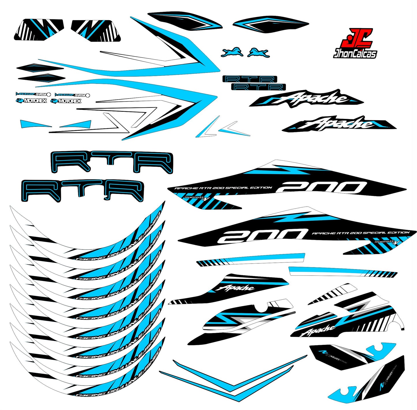 PERSONALIZADO APACHE 4V REF 002
