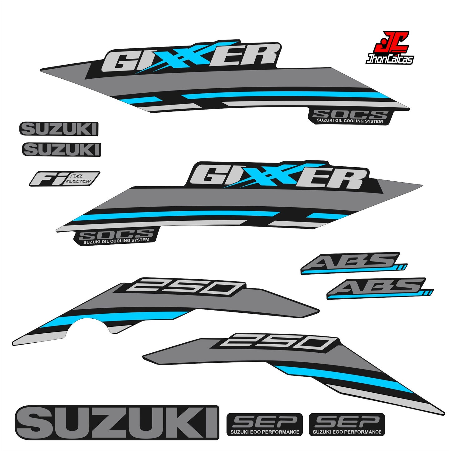 CALCAS GIXXER 250 MODELO NUEVO