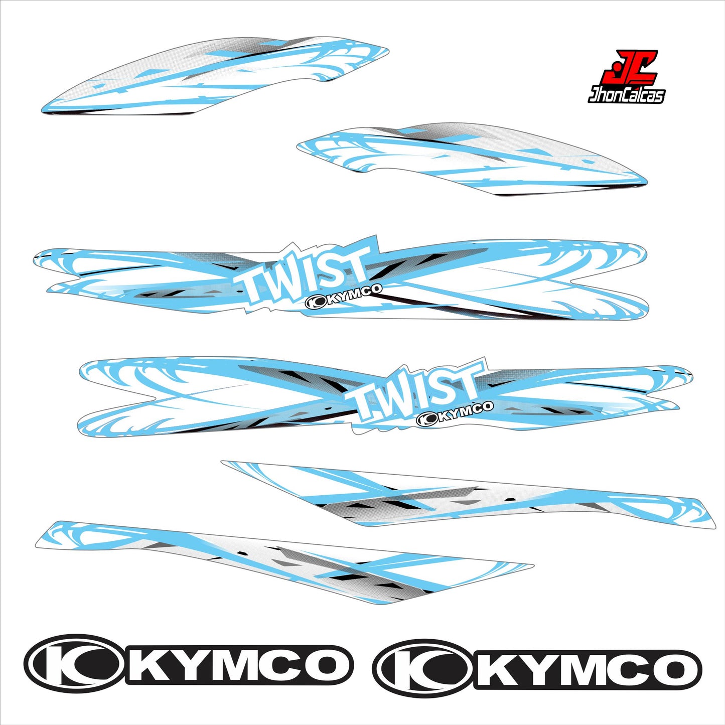  CALCAS TWIST REF 001 MOTO BLANCA