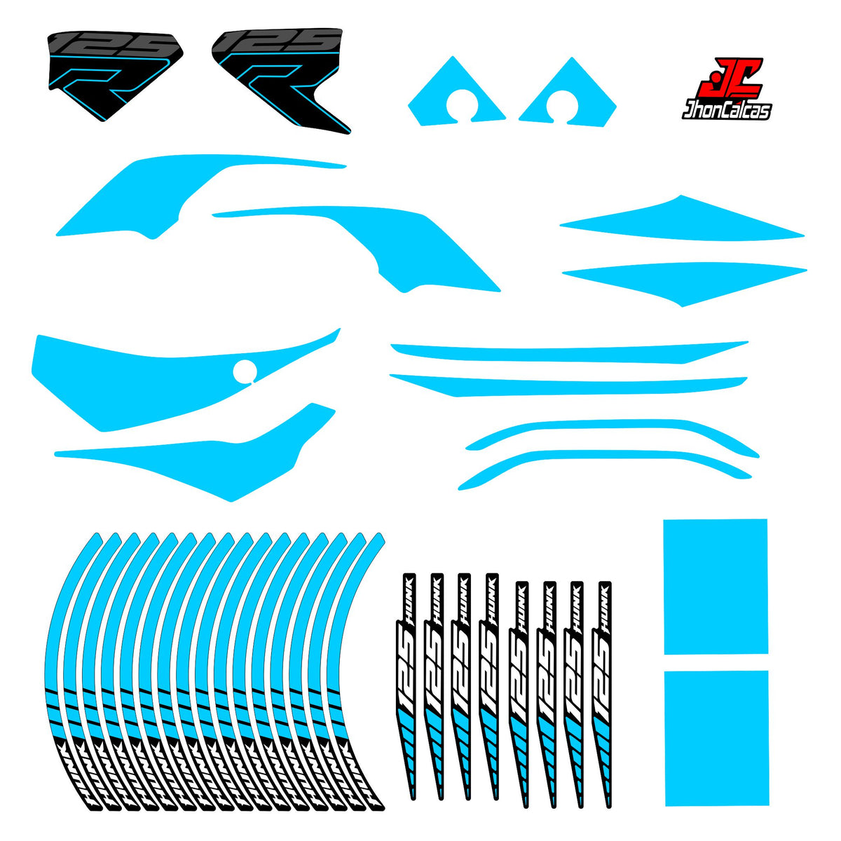 KIT PERSONALIZADO HUNK 125R