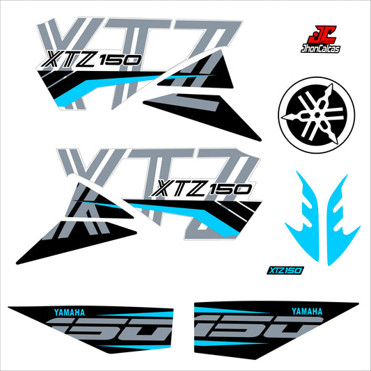 CALCAS XTZ 150 PERSONALIZADAS MOTO BLANCA