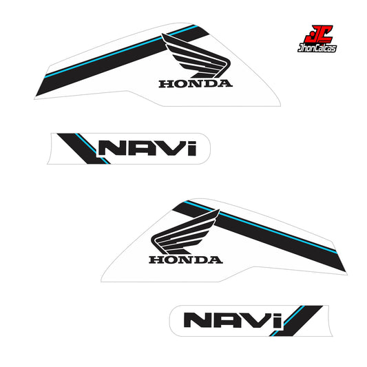CALCAS HONDA NAVI REF 005 MOTO BLANCA