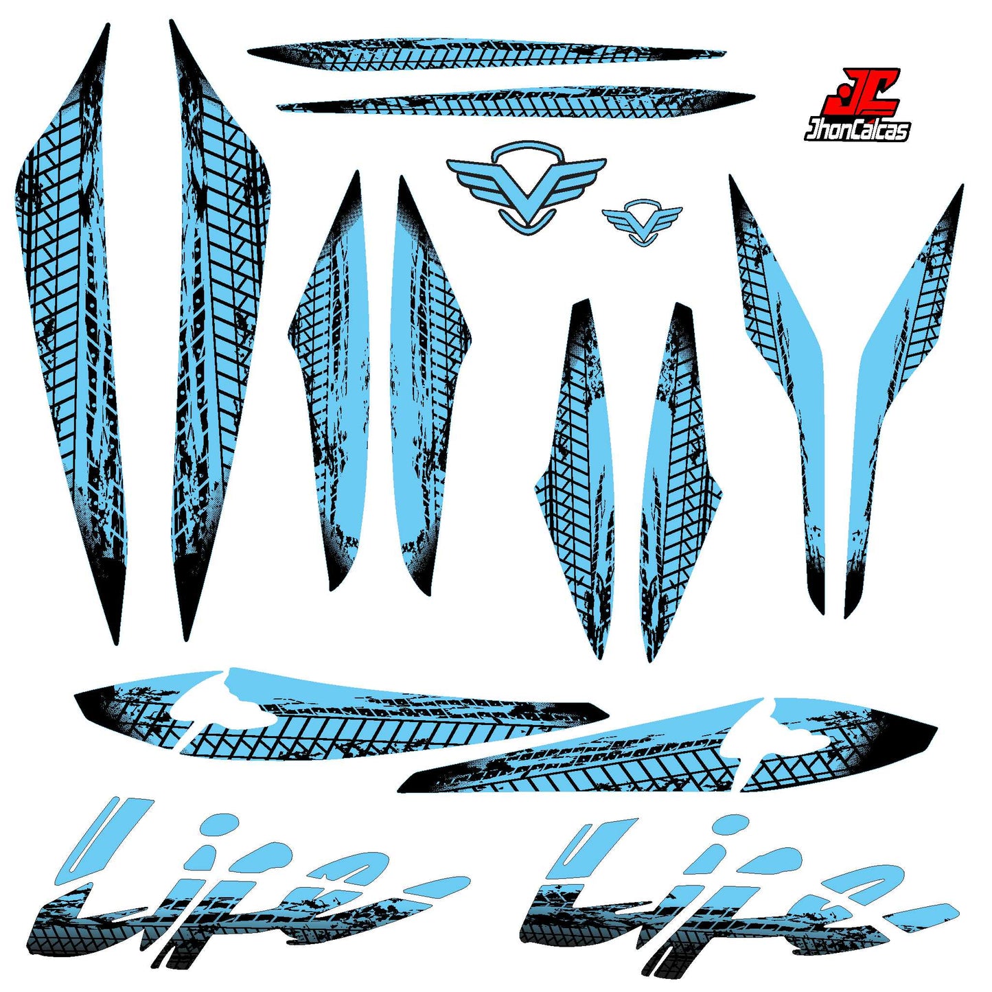 CALCAS VICTORY LIFE DESGASTADAS