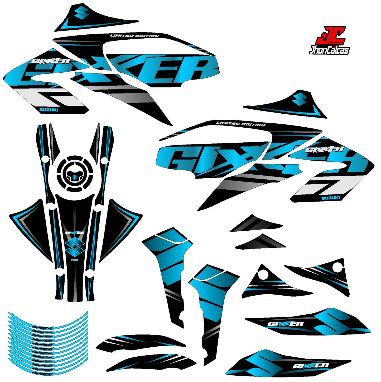 CALCAS GIXXER 150 CARBURADA + PROTECTOR