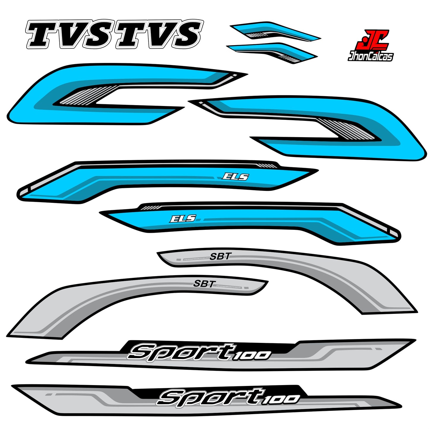 CALCAS TVS 100 SPORT ELS 2026