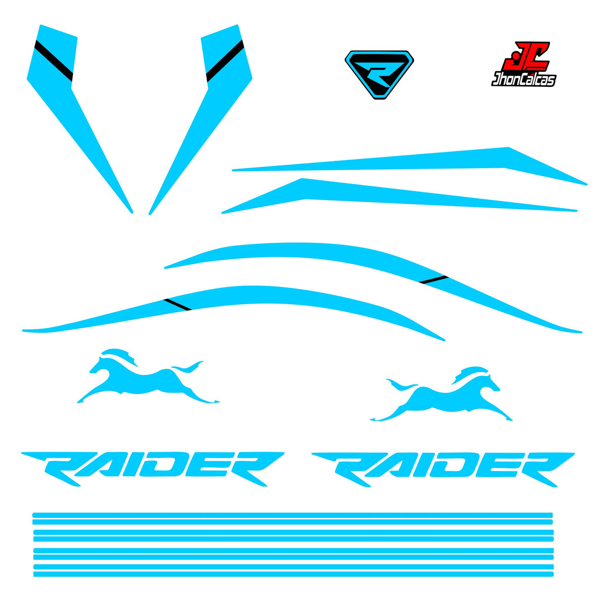 KIT PERSONALIZADO RAIDER REF 004