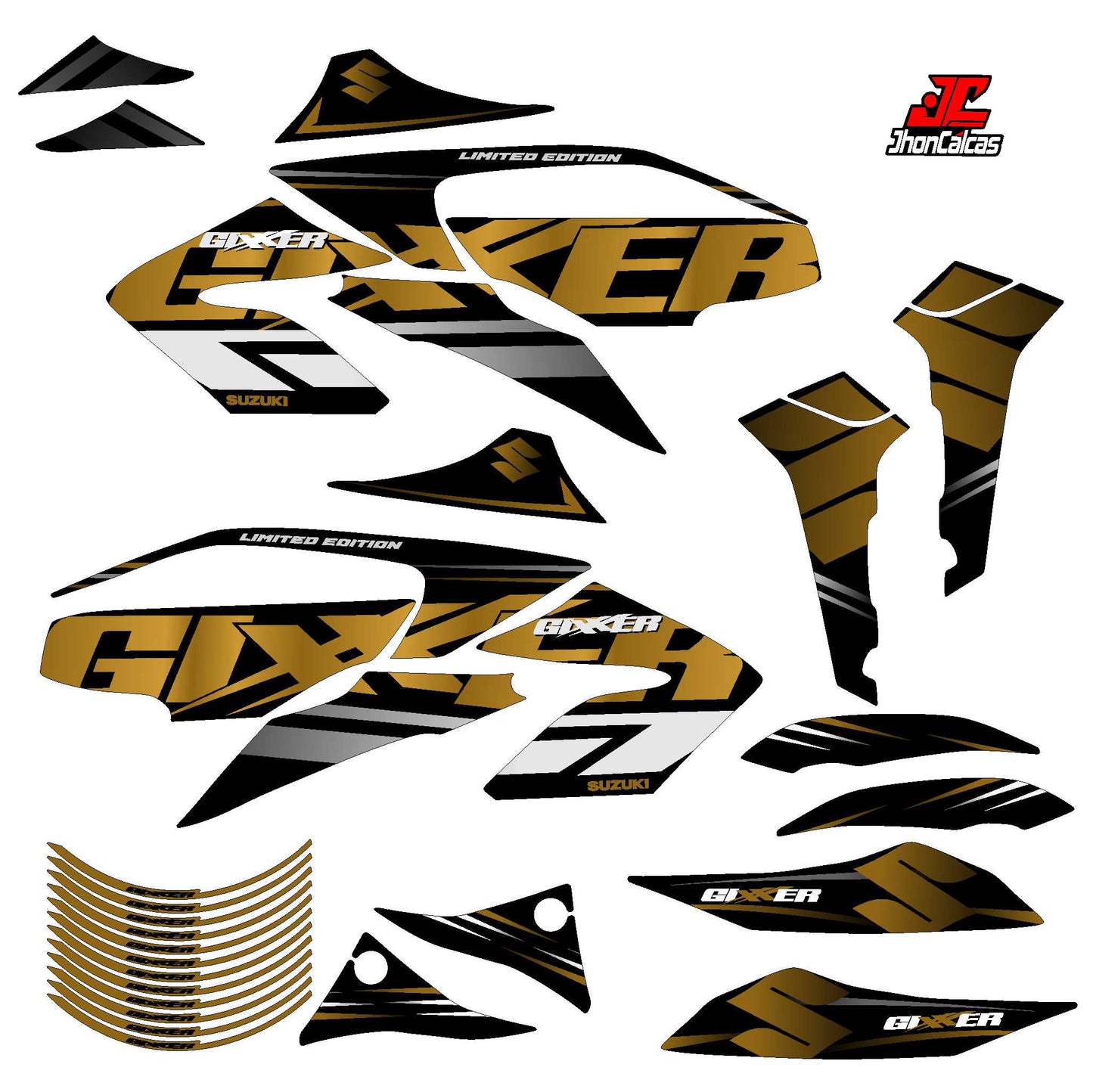 CALCAS GIXXER 150 CARBURADA