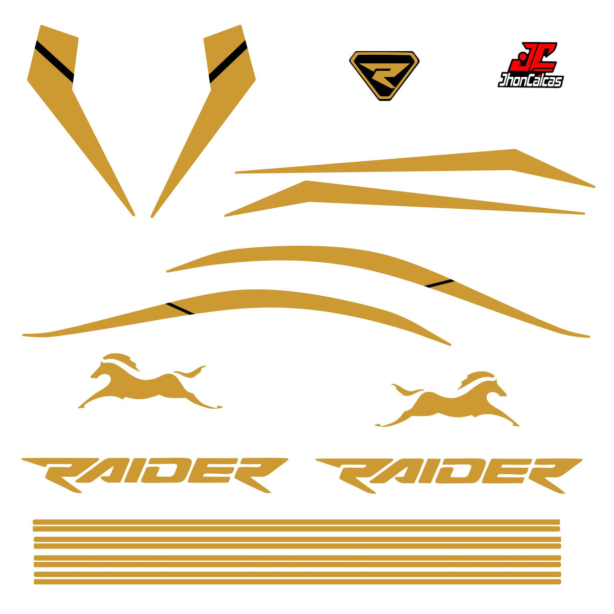 KIT PERSONALIZADO RAIDER REF 004
