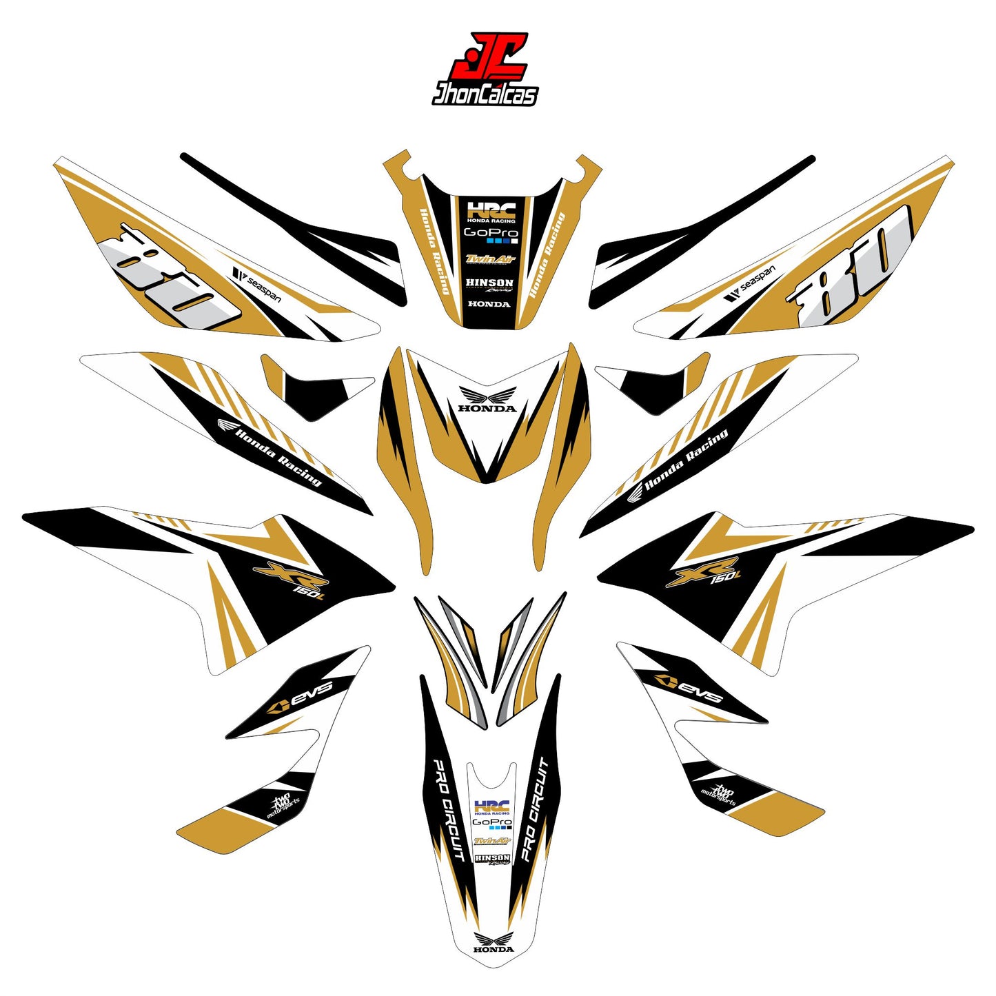 KIT PERSONALIZADO DE XR 150L