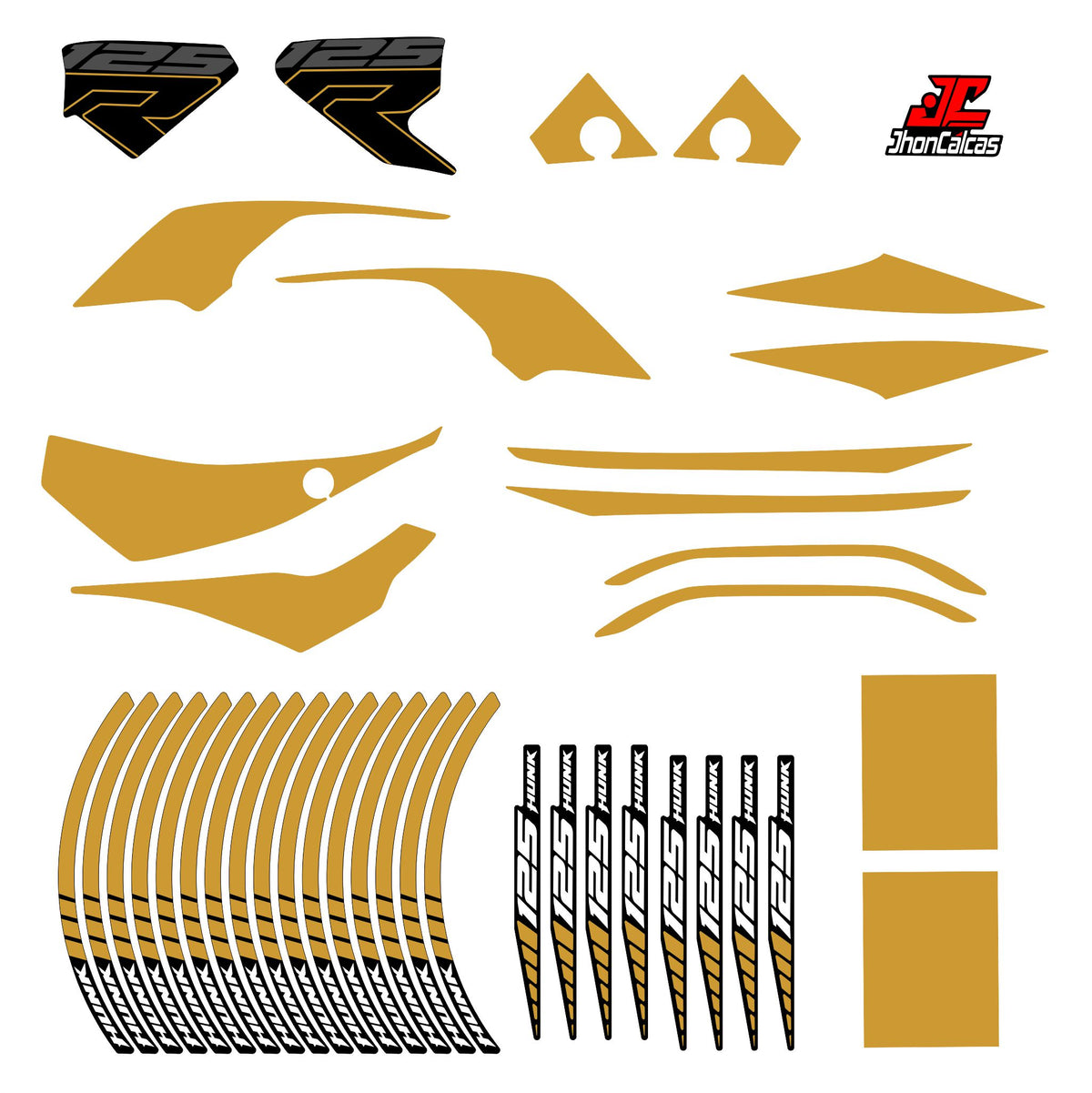 KIT PERSONALIZADO HUNK 125R