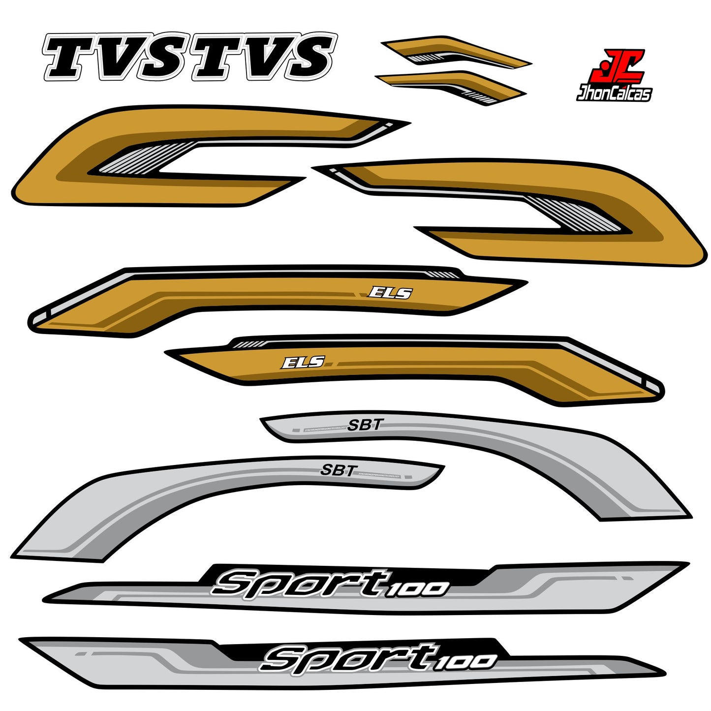 CALCAS TVS 100 SPORT ELS 2026