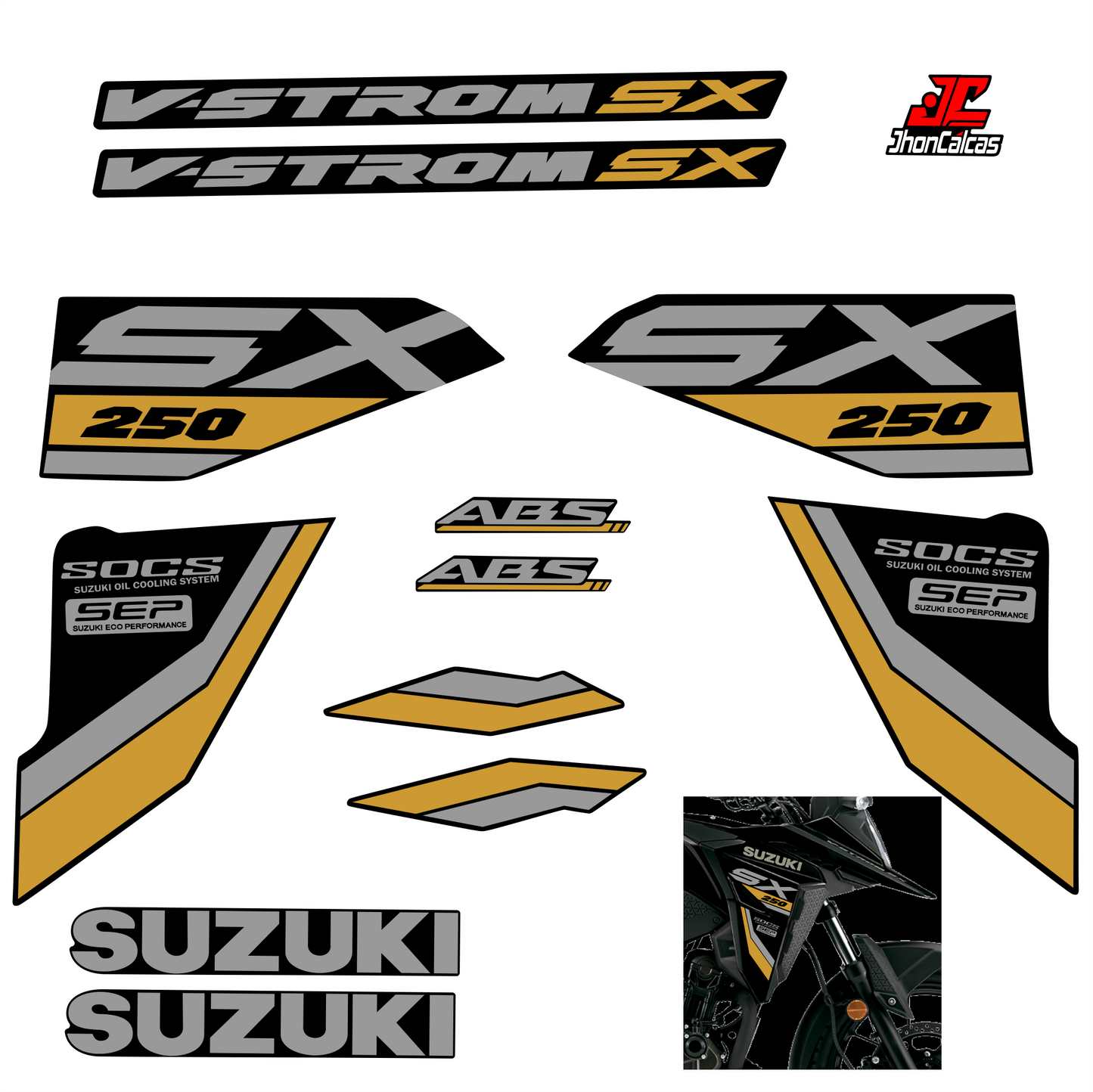 CALCAS VSTROM SX 250 2026- MOTO NEGRA