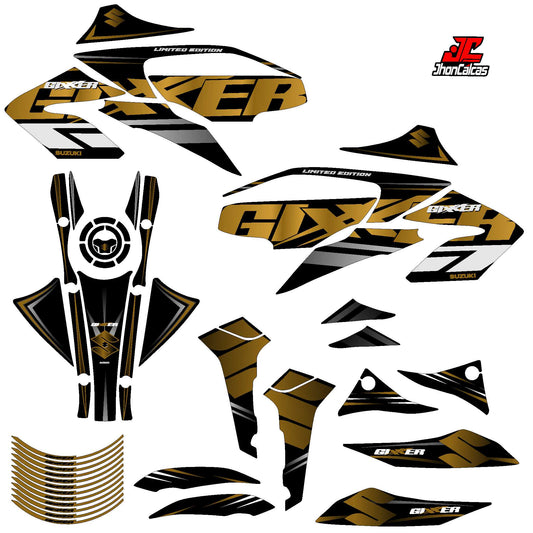CALCAS GIXXER 150 CARBURADA + PROTECTOR