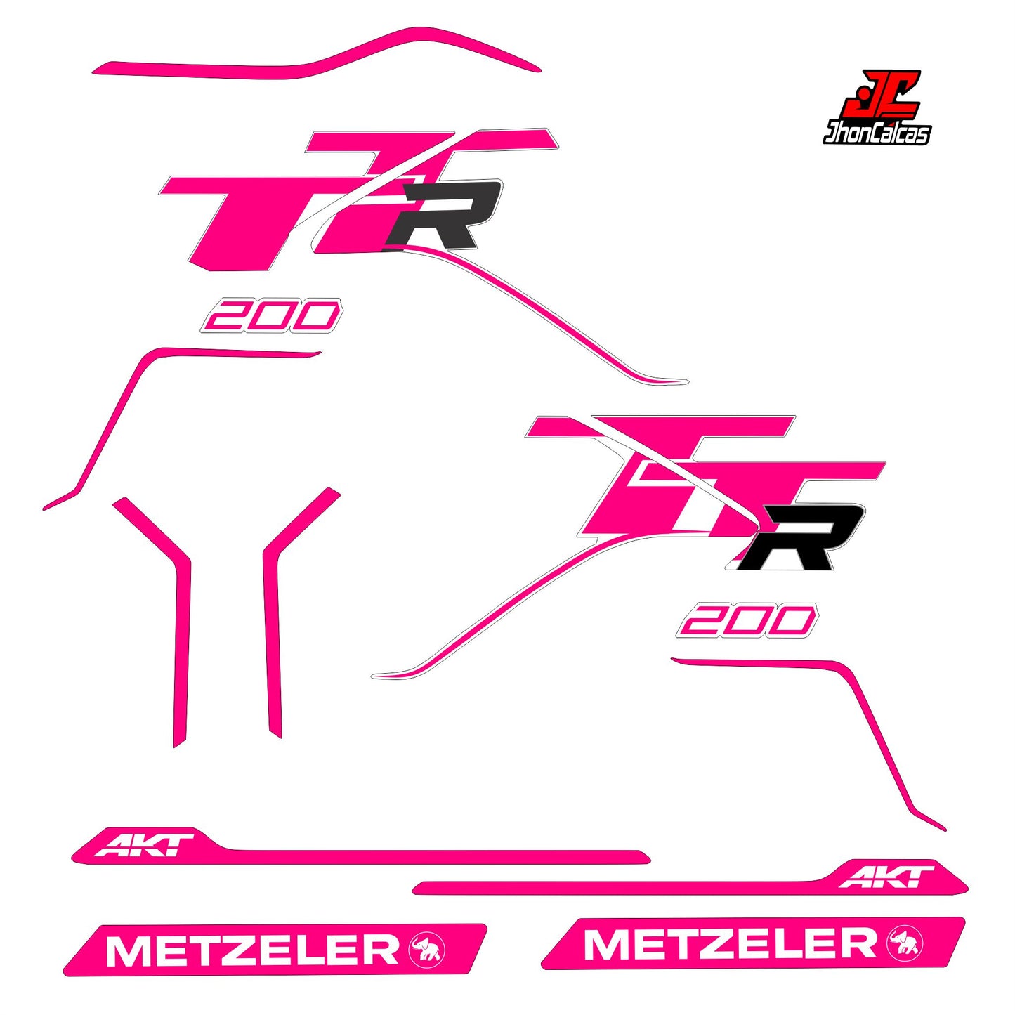 CALCAS TTR 200 2027 MOTO BLANCA