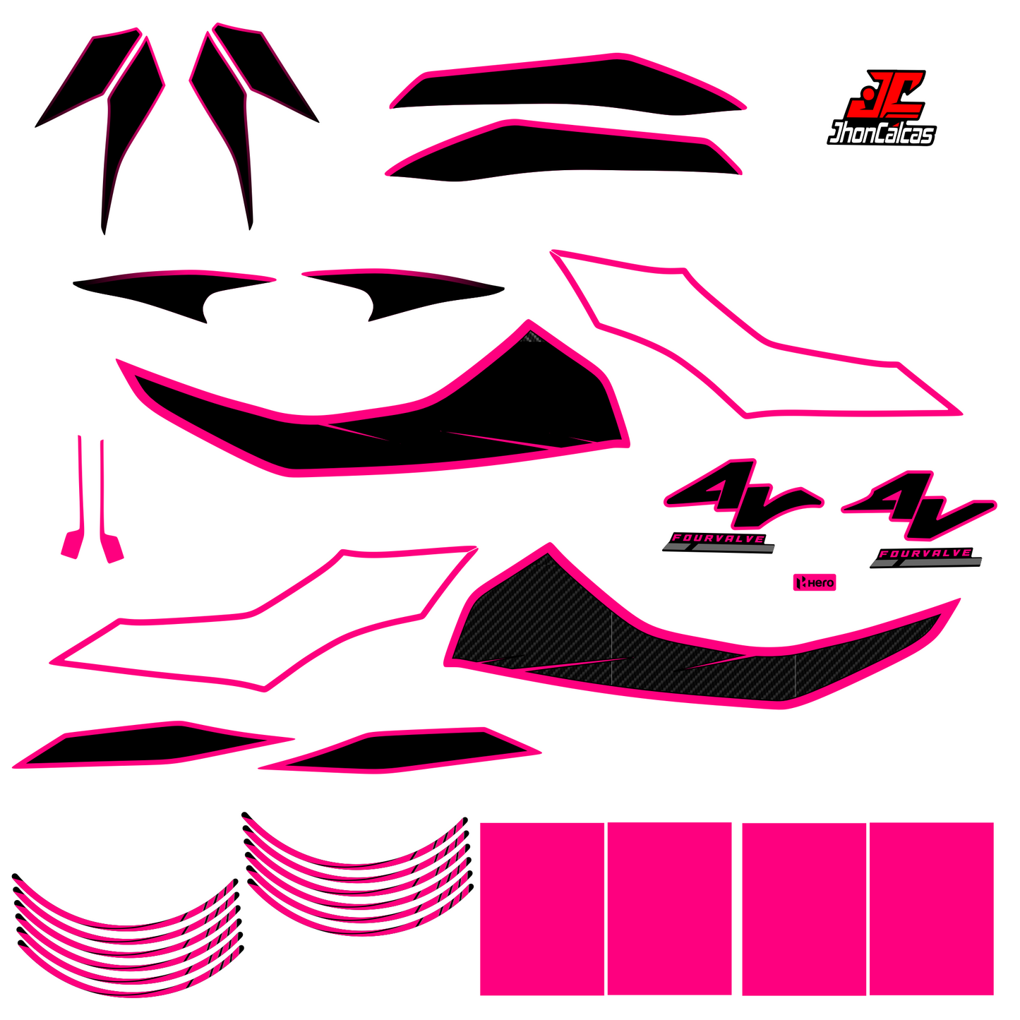 KIT PERSONALIZADO HUNK 4V
