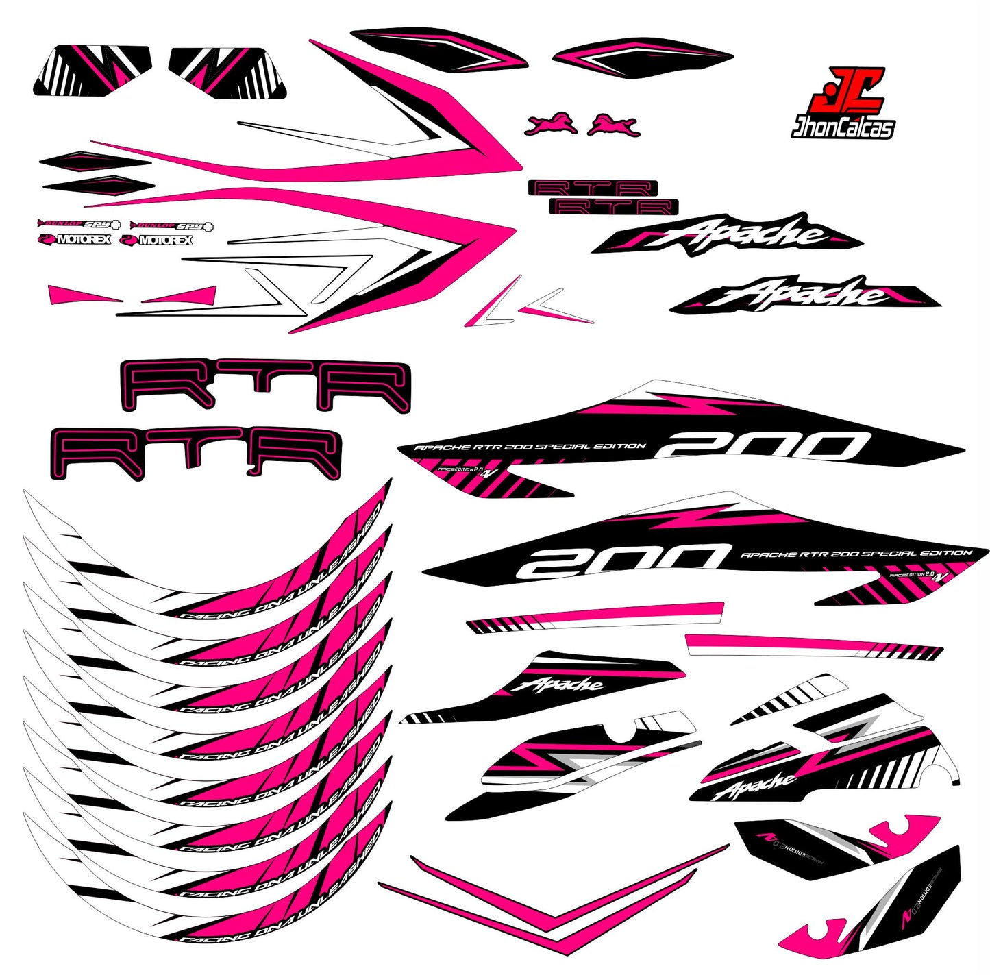 PERSONALIZADO APACHE 4V REF 002