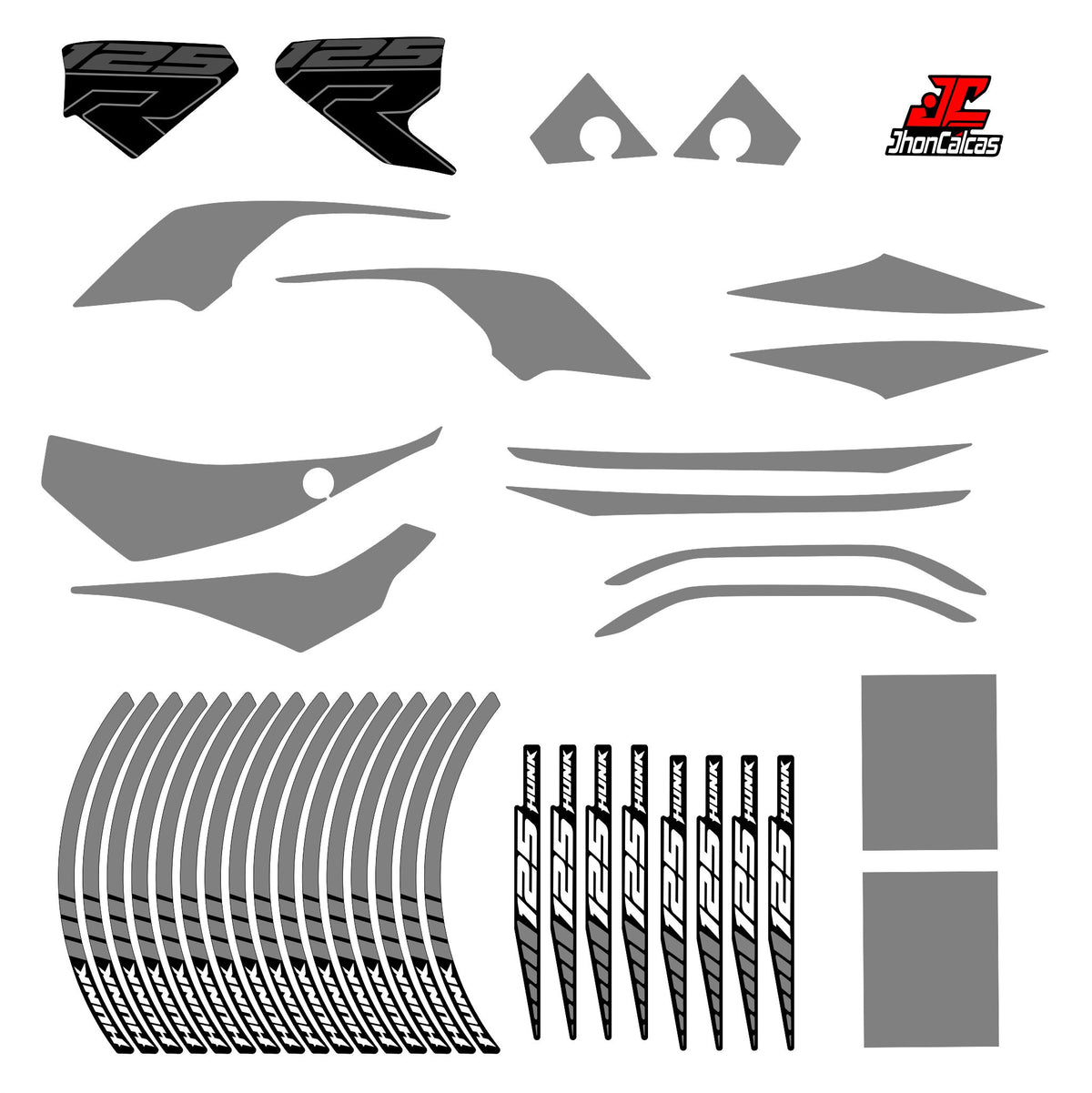 KIT PERSONALIZADO HUNK 125R