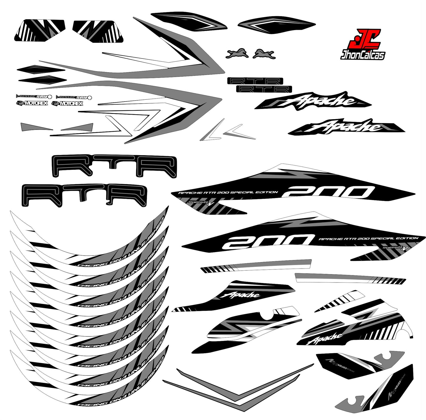 PERSONALIZADO APACHE 4V REF 002