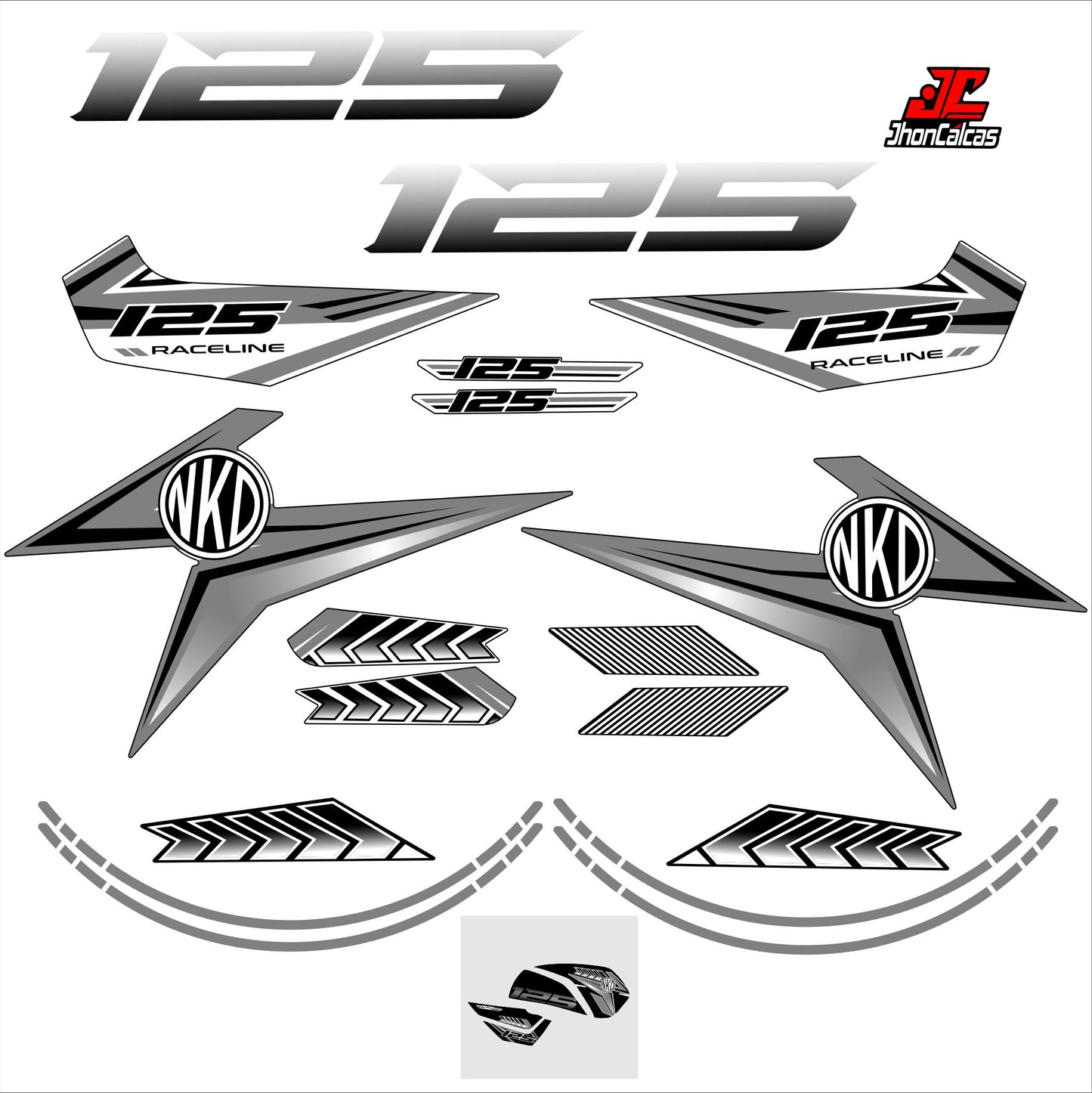 CALCAS NKD REF 006 MOTO NEGRA