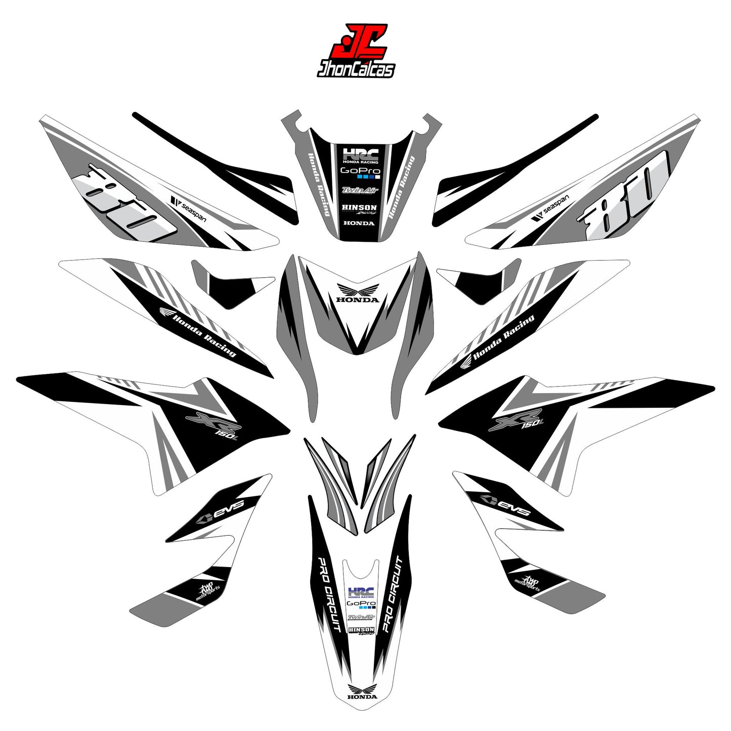 KIT PERSONALIZADO DE XR 150L