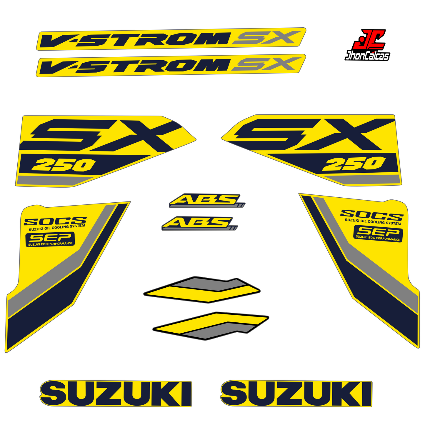 CALCAS VSTROM SX 250 2026- MOTO AMARILLA