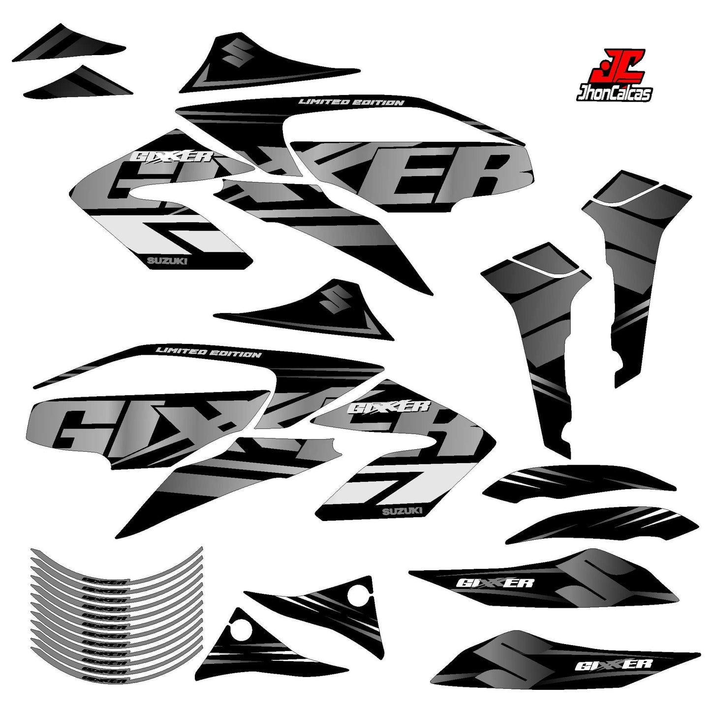 CALCAS GIXXER 150 CARBURADA