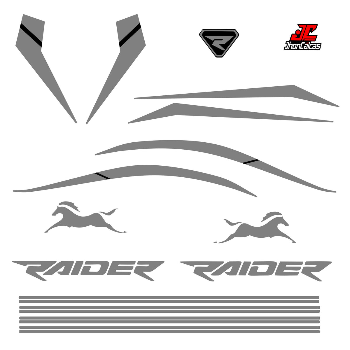 KIT PERSONALIZADO RAIDER REF 004