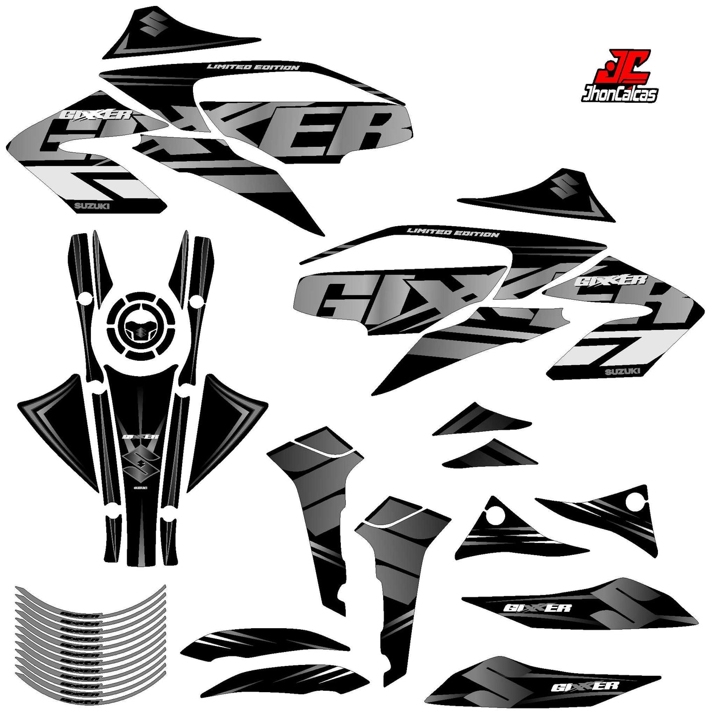 CALCAS GIXXER 150 CARBURADA + PROTECTOR