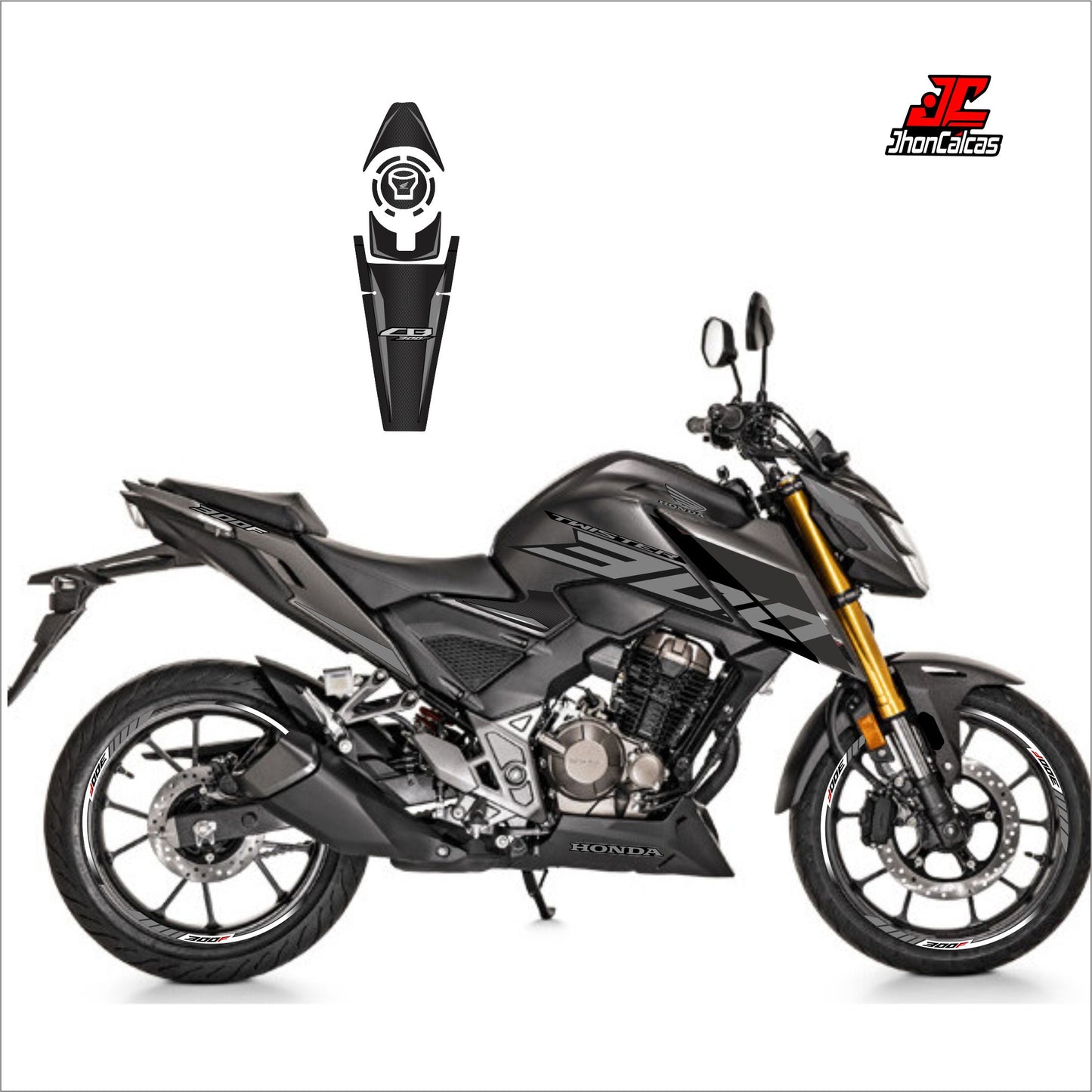 PERSONALIZADO CB TWISTER 300F Y PROTECTOR DE TANQUE