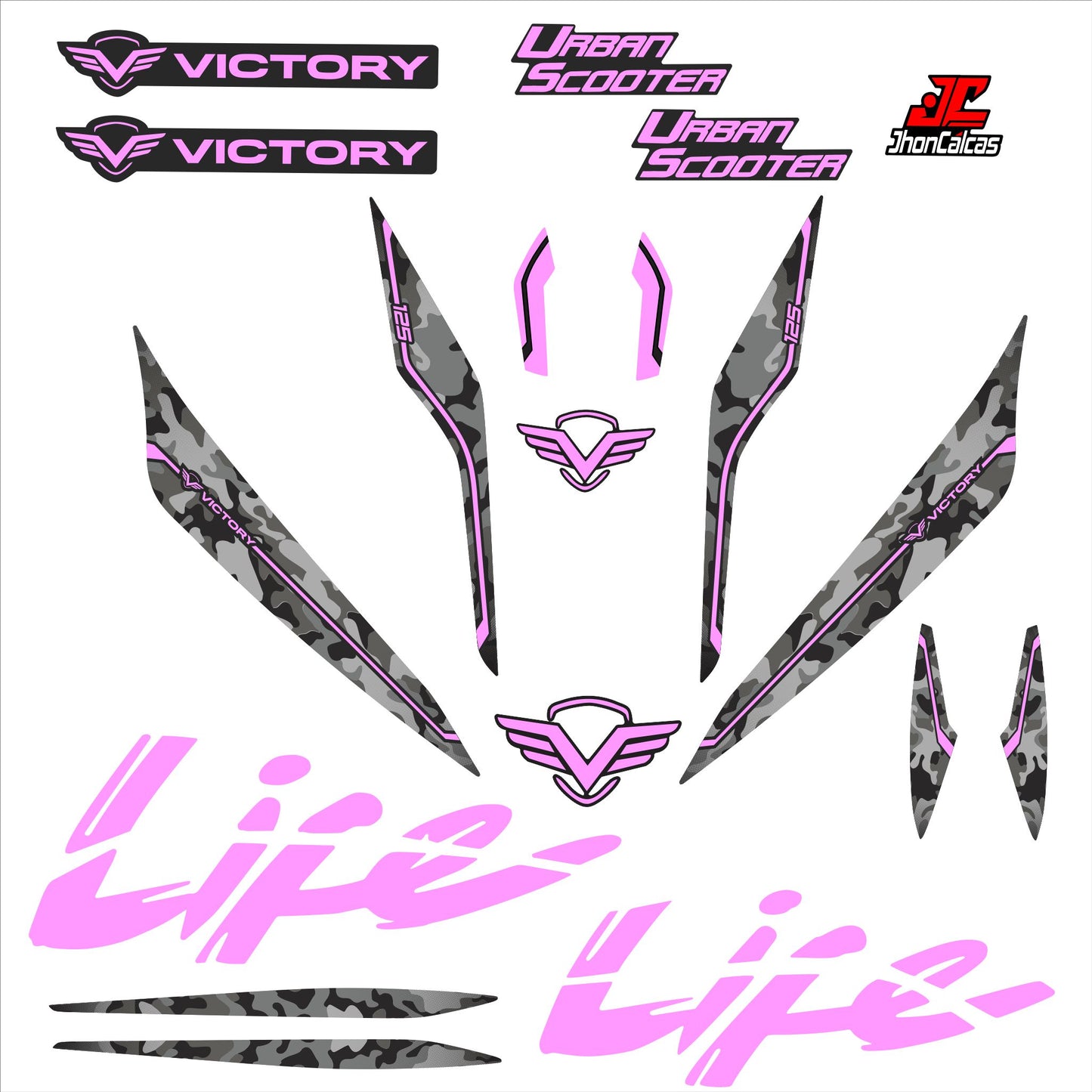 CALCAS VICTORY LIFE PERSONALIZADAS