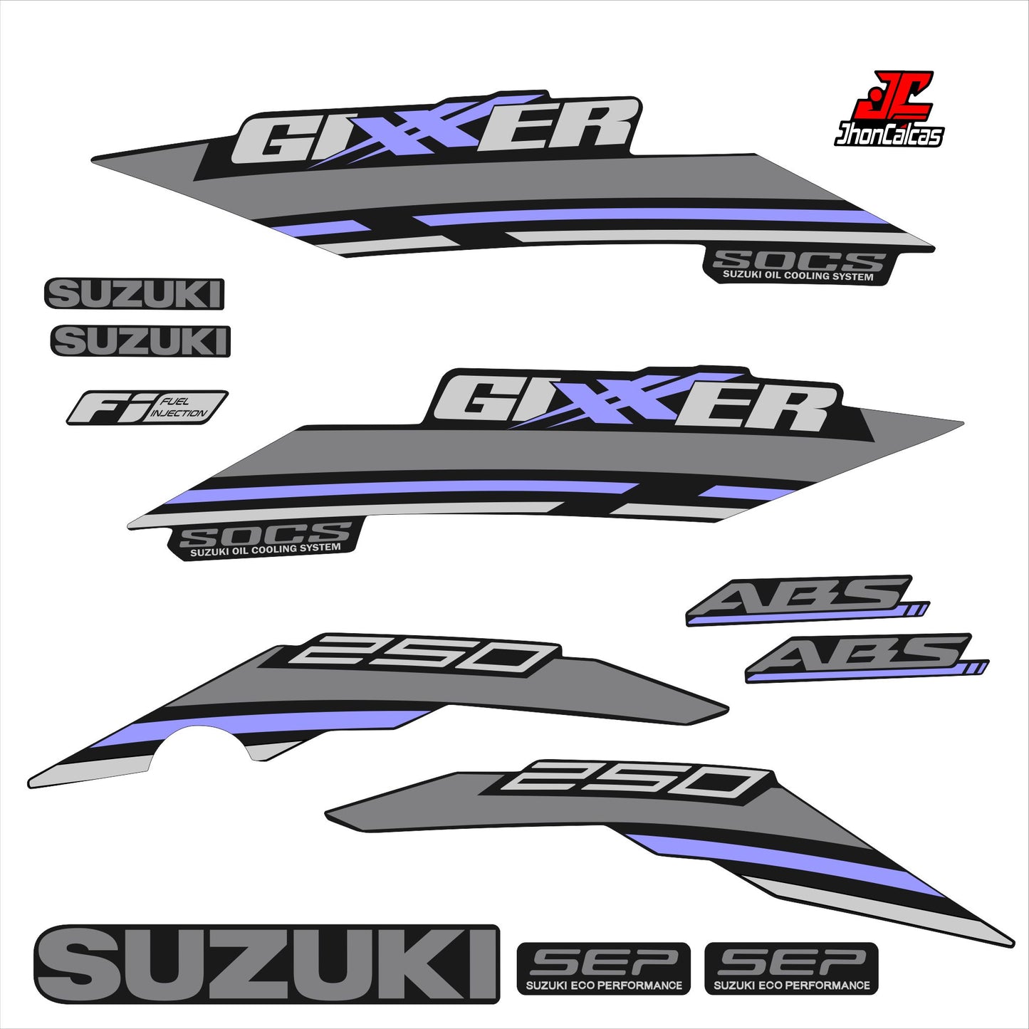 CALCAS GIXXER 250 MODELO NUEVO