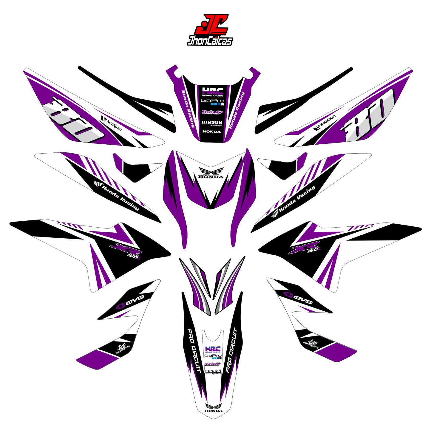 KIT PERSONALIZADO DE XR 150L