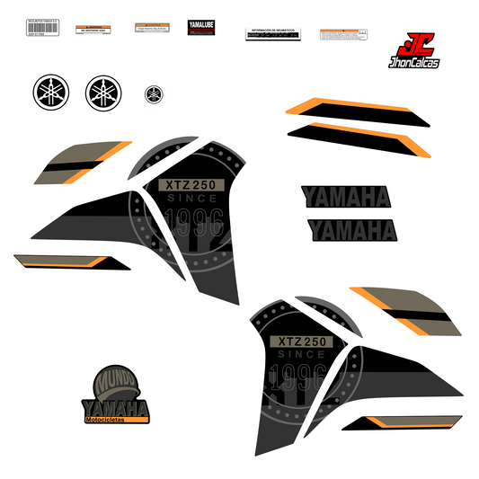 CALCAS XTZ 250 EDICION 1996