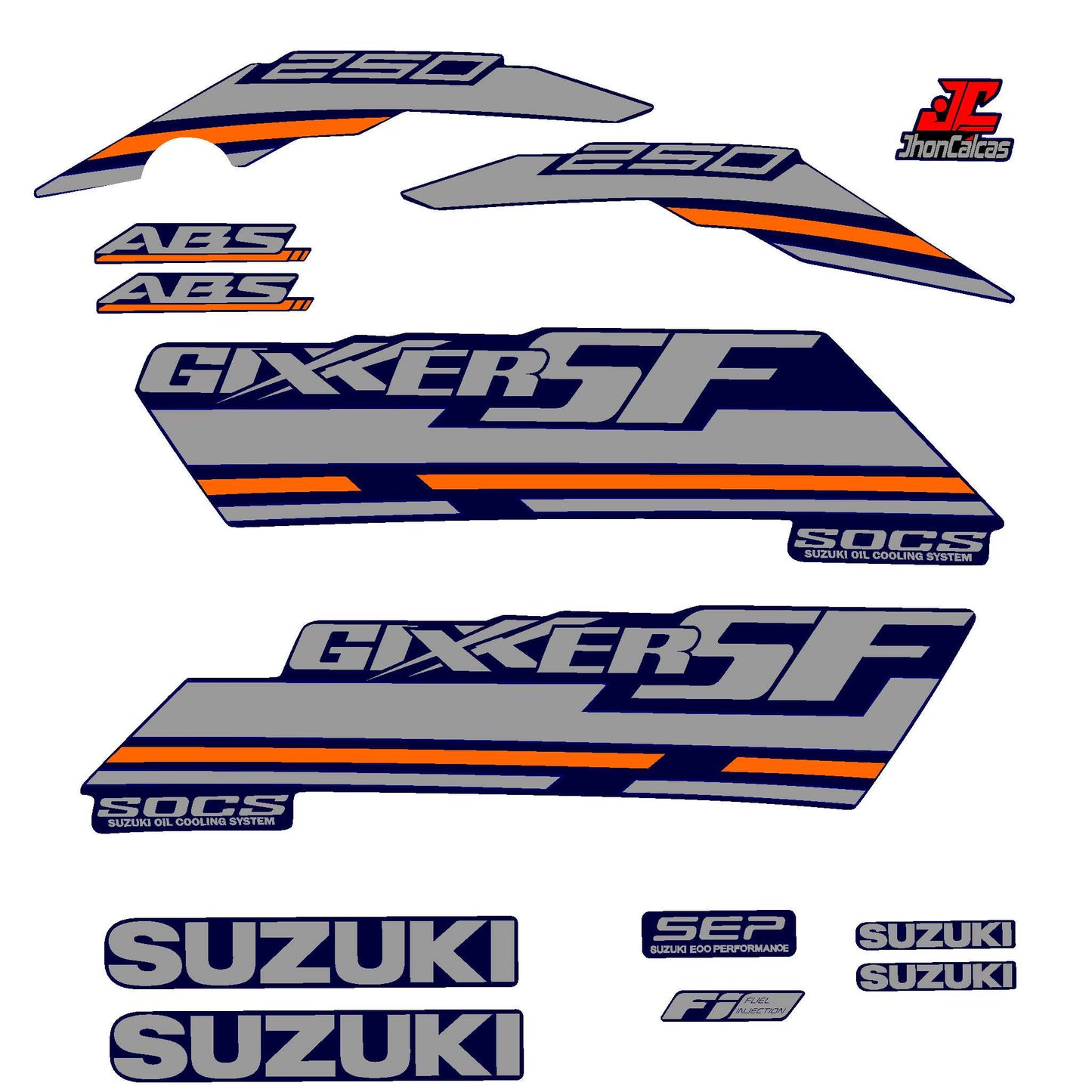 CALCAS GIXXER 250 SF V2