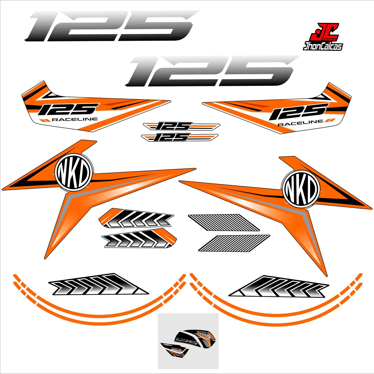 CALCAS NKD REF 006 MOTO NEGRA