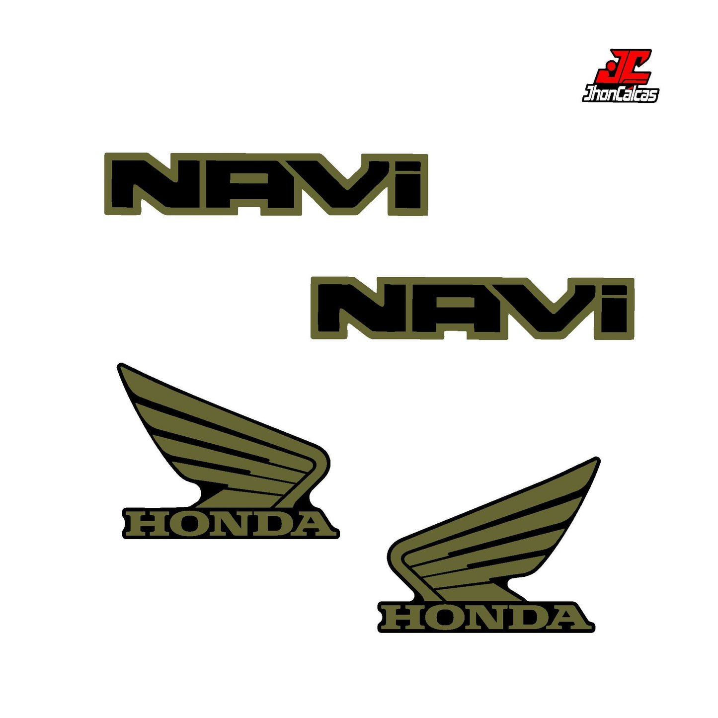 CALCAS HONDA NAVI REF 001