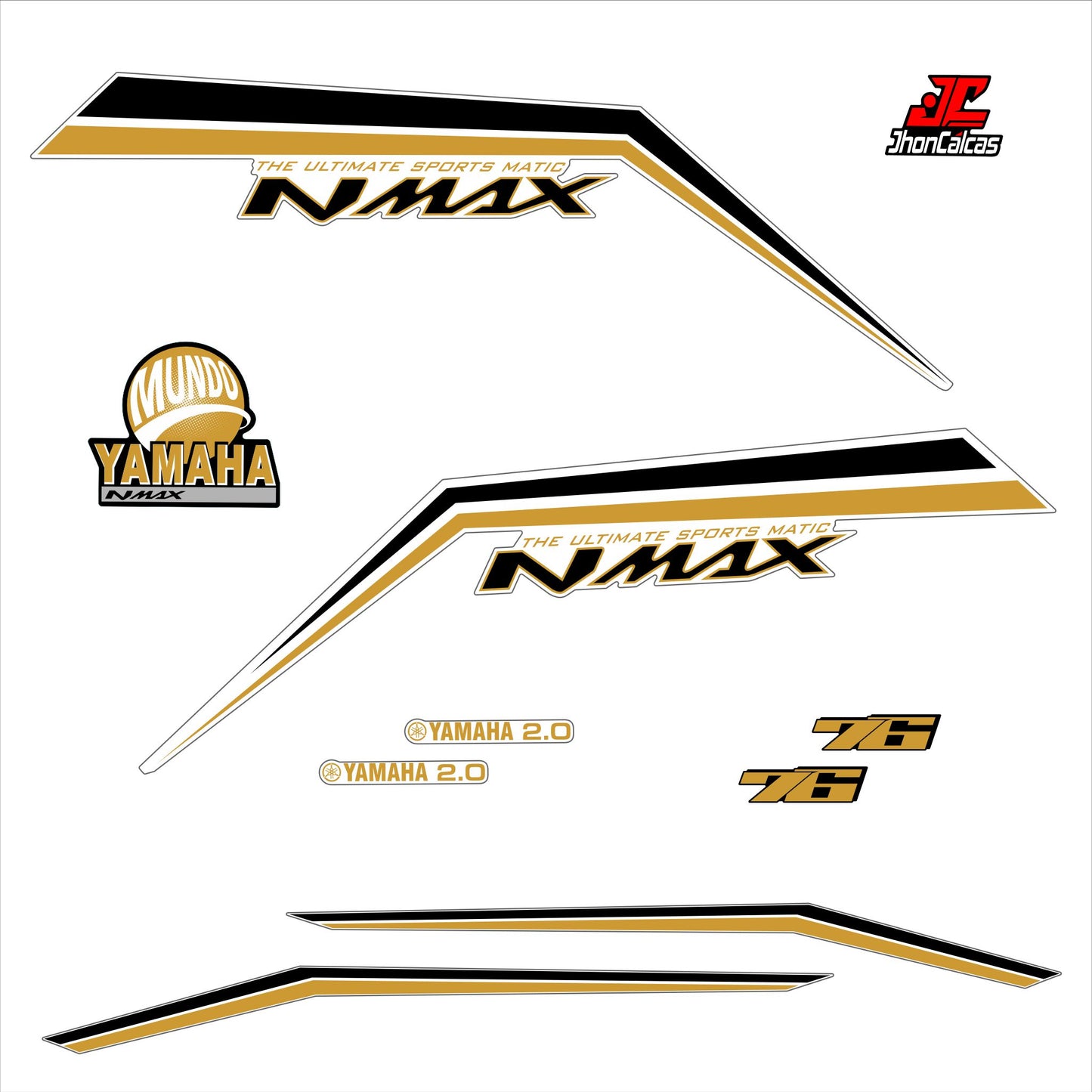 CALCAS NMAX REF 004 MOTO BLANCA