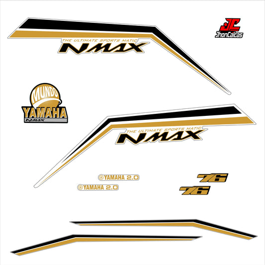 CALCAS NMAX REF 004 MOTO BLANCA