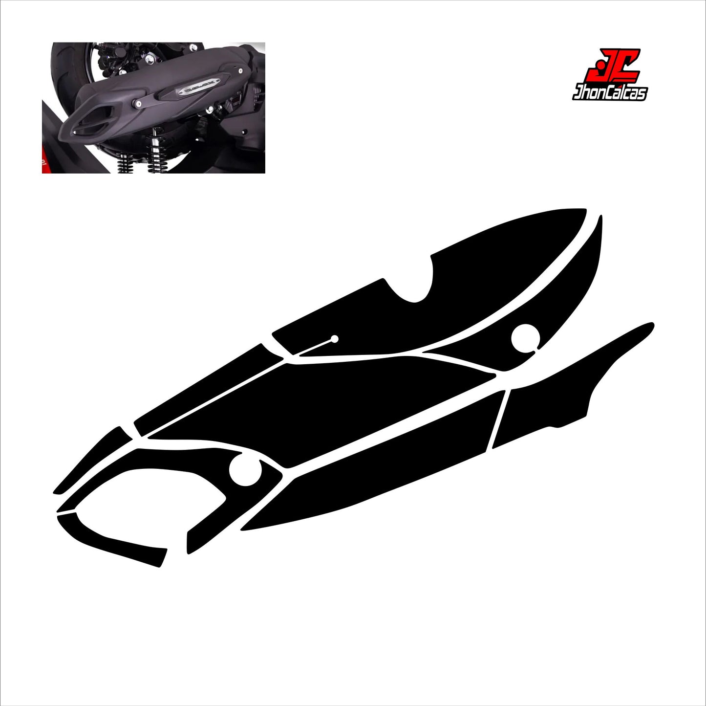 PROTECTOR DE EXOSTO AEROX Y NMAX FIBRA AMERICANA