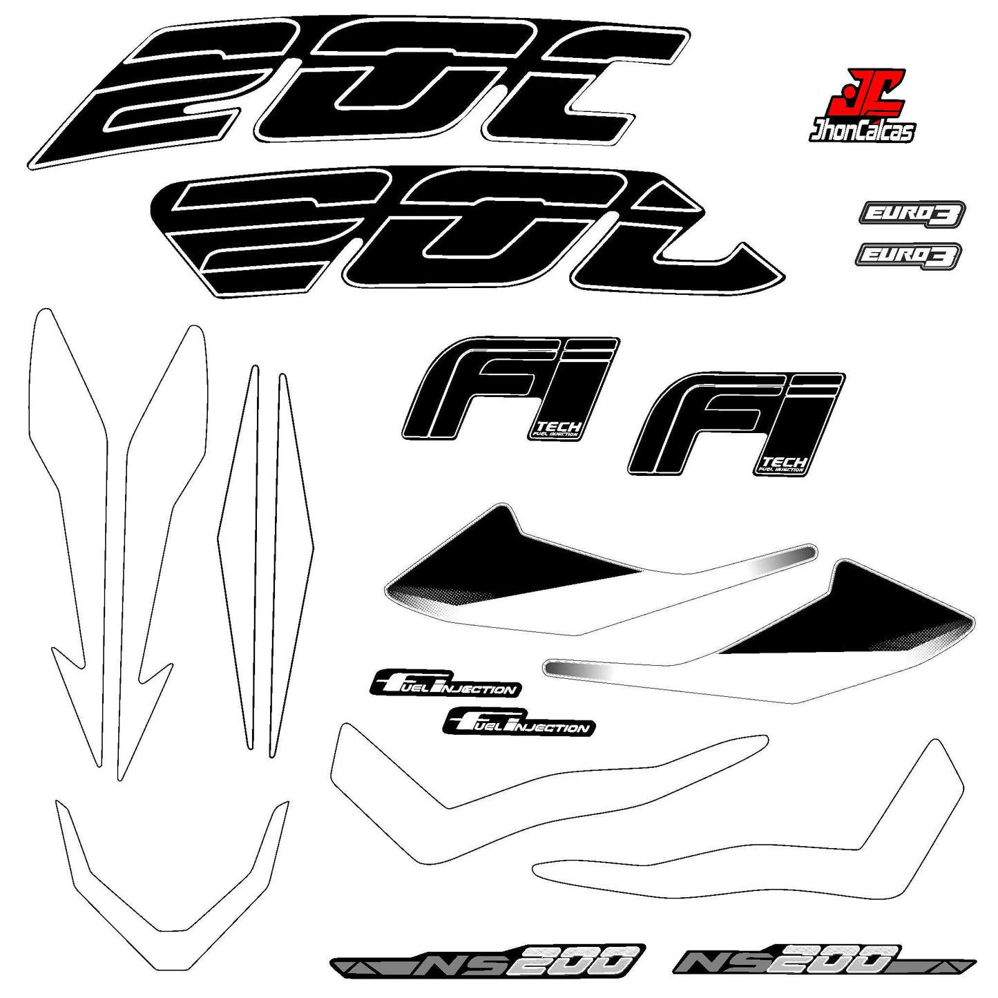 CALCAS PULSAR NS 200 FI TECH