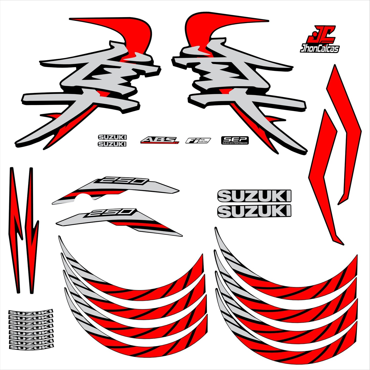 CALCAS GIXXER 250 SF HAYABUSA