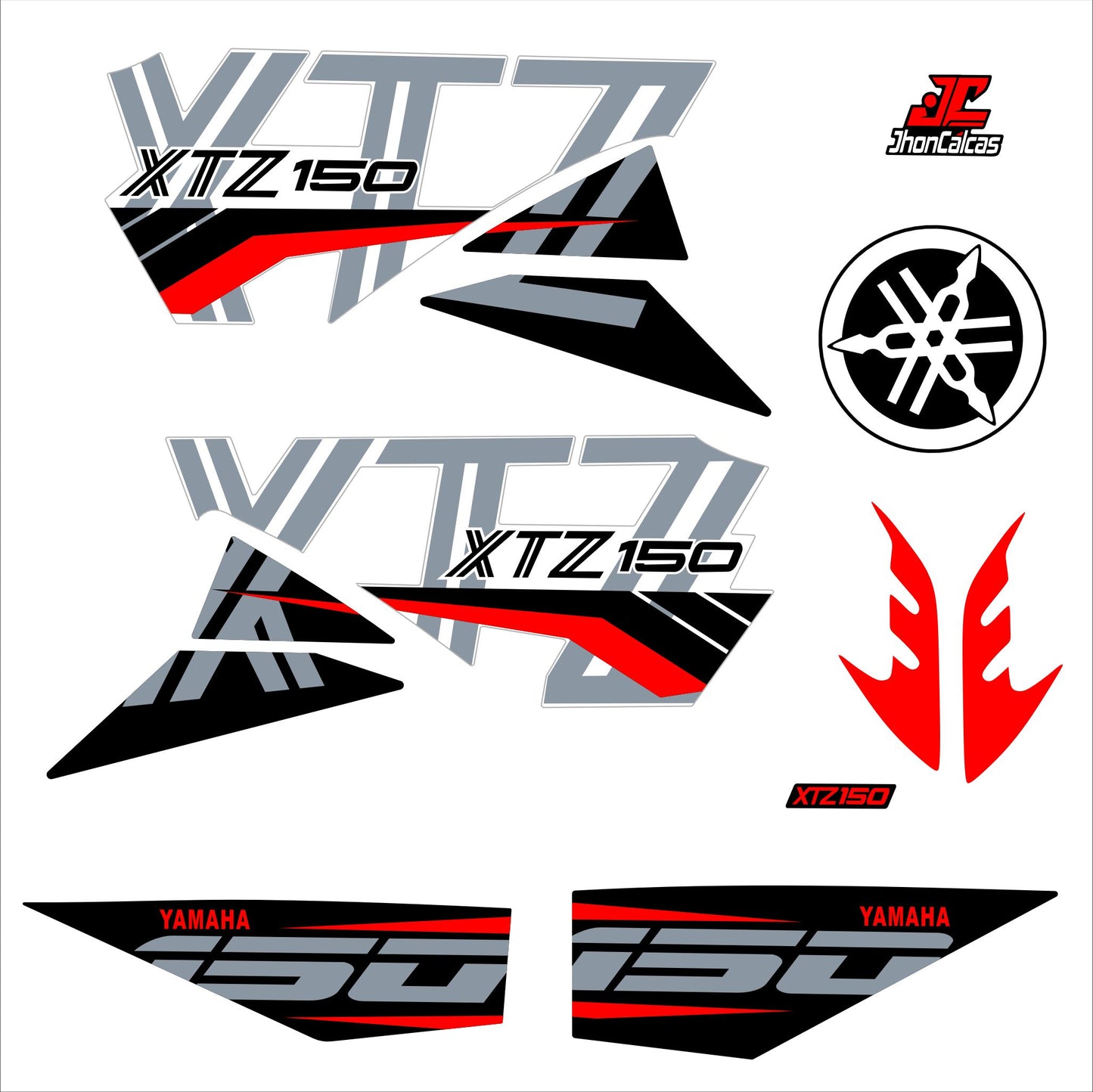 CALCAS XTZ 150 PERSONALIZADAS MOTO BLANCA