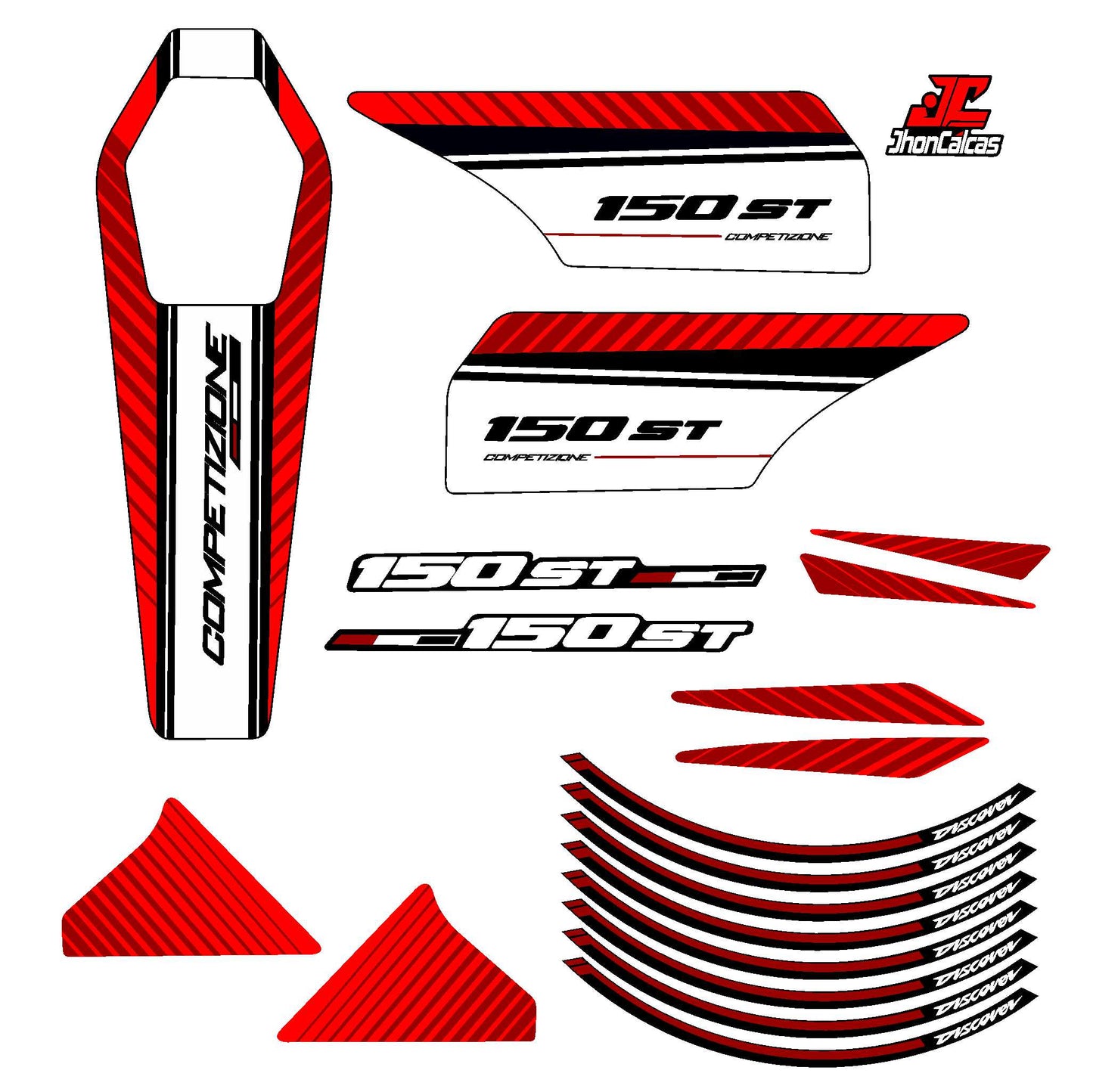 CALCAS DISCOVER COMPETIZIONE 150 ST