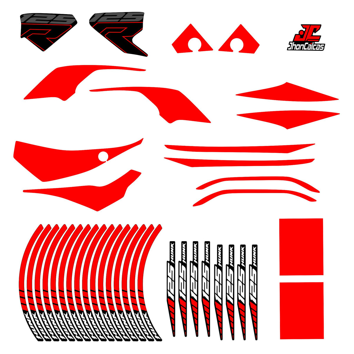 KIT PERSONALIZADO HUNK 125R
