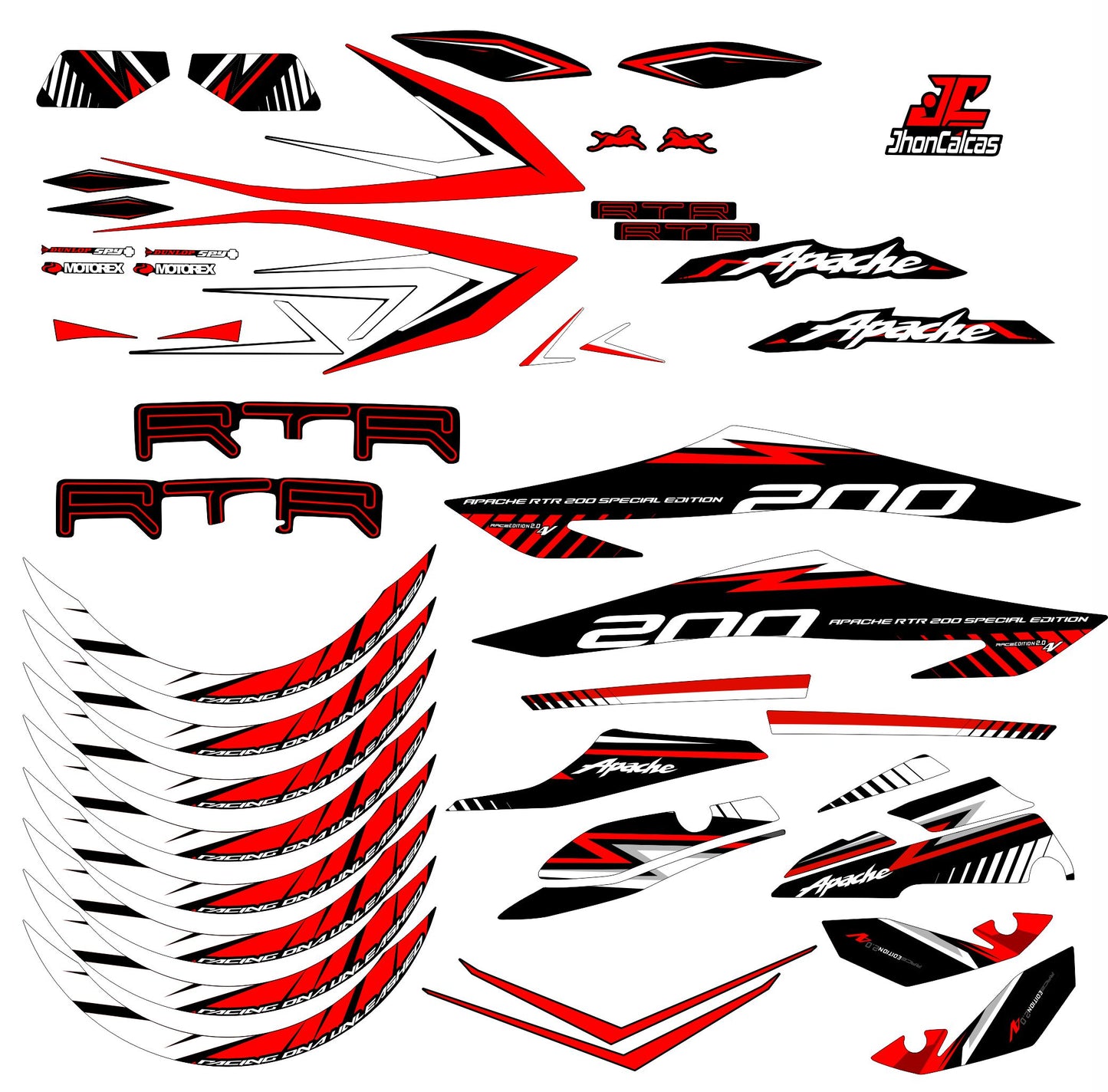 PERSONALIZADO APACHE 4V REF 002