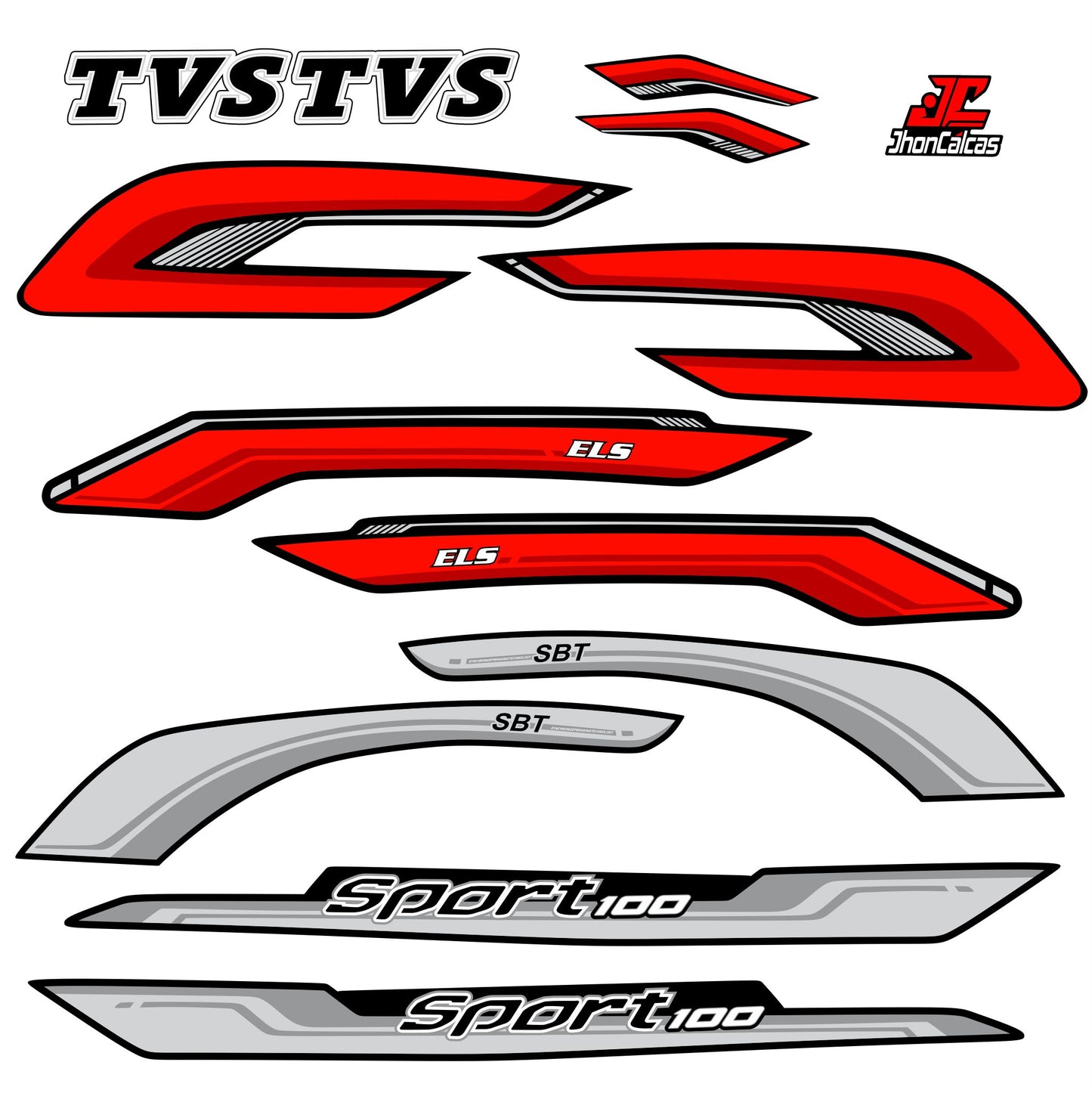 CALCAS TVS 100 SPORT ELS 2026