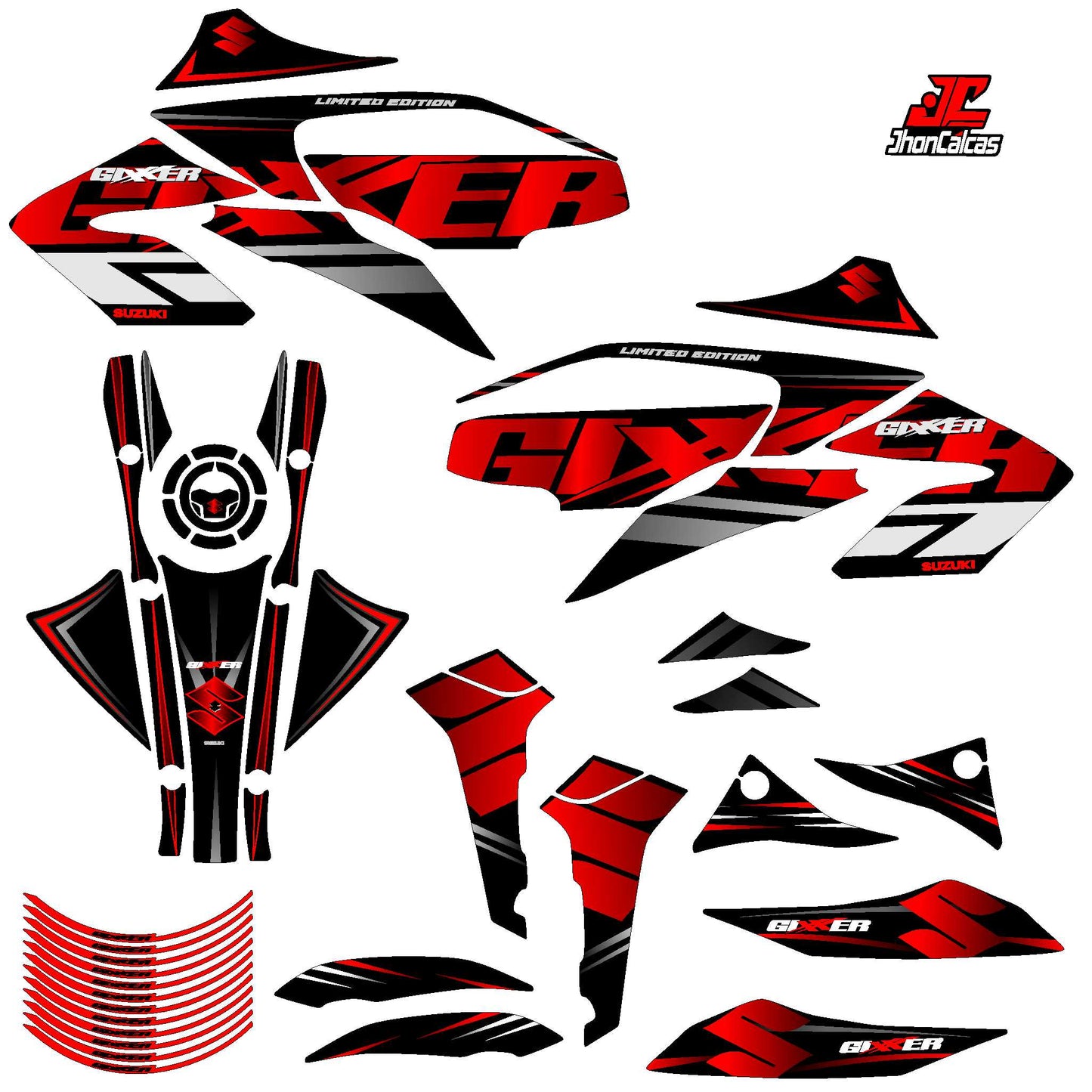 CALCAS GIXXER 150 CARBURADA + PROTECTOR