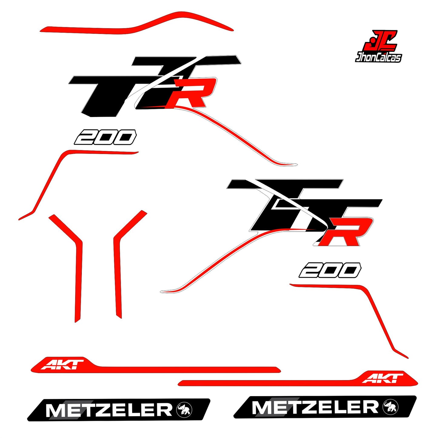 CALCAS TTR 200 2027 MOTO BLANCA