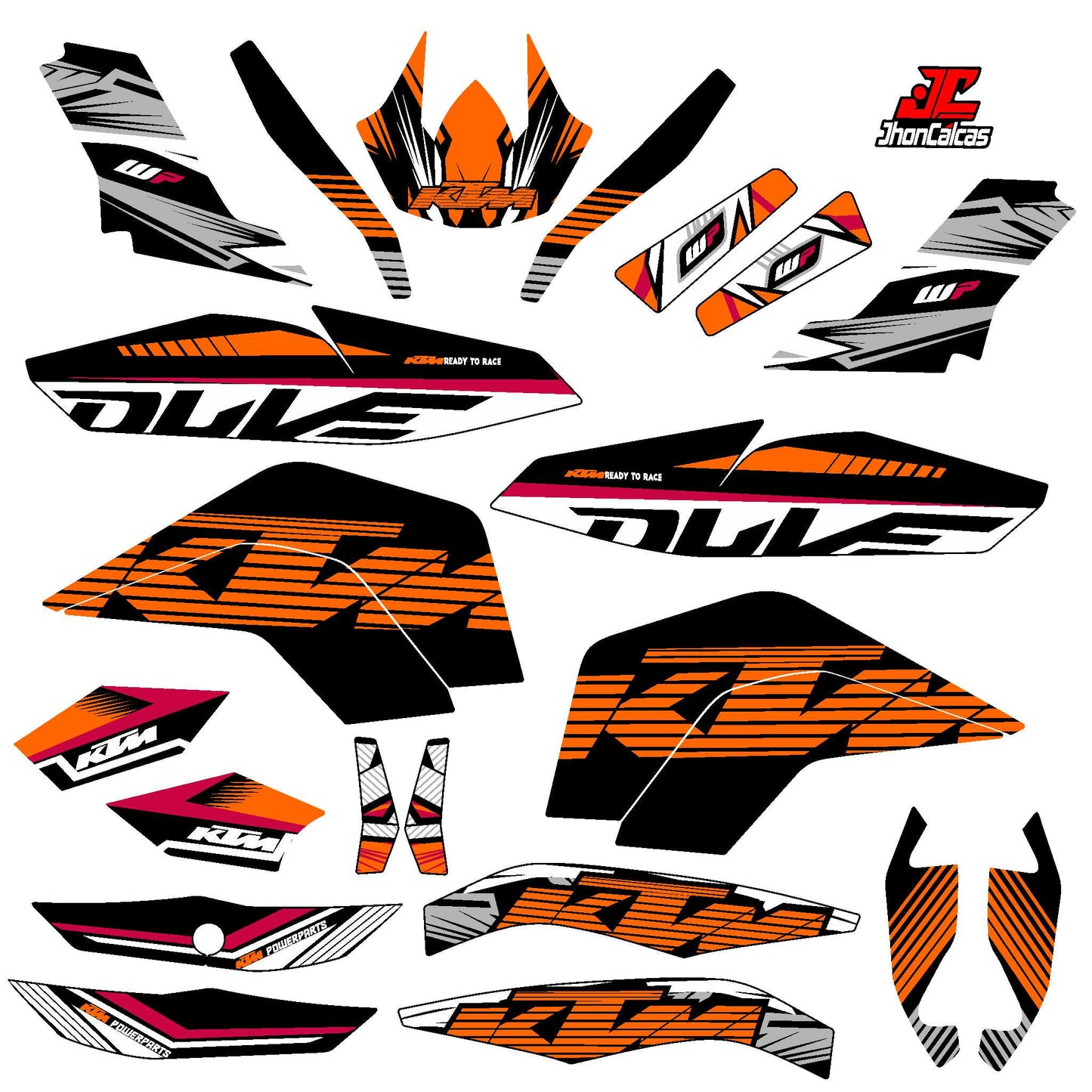  CALCAS DUKE 200 EDICION ESPECIAL